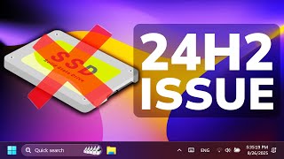 Latest Windows 11 24H2 Update KB5063878 is Breaking SSDs (Don't Install)