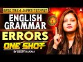 BPSC TRE 4.0 English Classes | BPSC TRE English Grammar Errors One Shot Marathon By Deepti Ma’am