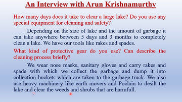 Unit 3 An Interview with Arun Krishnamurthy Part 2