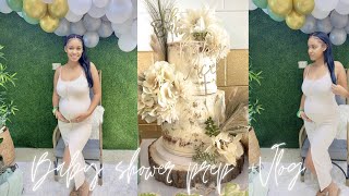 SPEND A DAY WITH ME| BABY SHOWER PREP\/VLOG