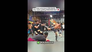 Raja came back STRONGER after nearly getting KNOCKED OUT #rampagejackson #rampage #ufc #shorts