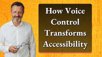 How Voice Control Transforms Accessibility
