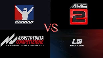 What is the best Racing Sim for 2025? iRacing vs AMS 2 vs ACC vs Lemans Ultimate (LMU)