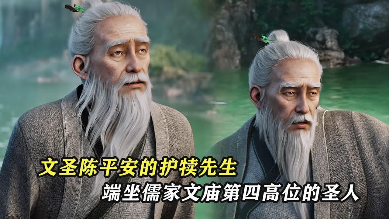 劍來：文聖，陳平安的護犢先生，儒家文廟第四高位的聖人