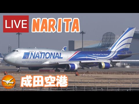 🔴LIVE at NARITA International Airport Plane Spotting 2023.02.08 成田空港ライブカメラ 成田空港 NRT/RJAA