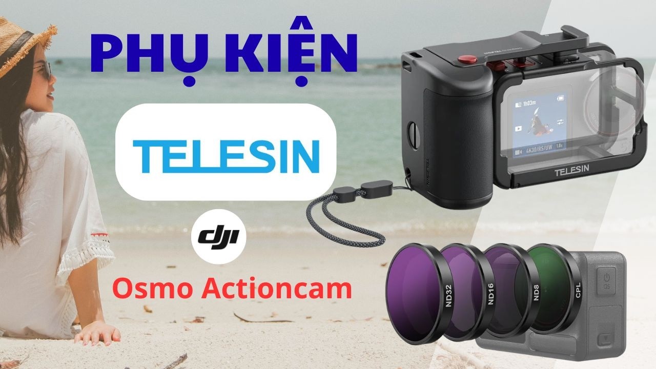 🎥 Phụ kiện quay chụp cho DJI Osmo Action Camera — Video review, click xem trên YouTube