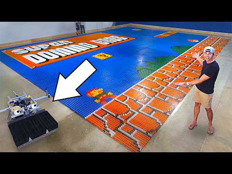 Video World Record Domino Robot (100k dominoes in 24hrs)