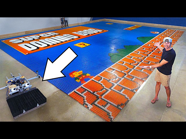 World Record Domino Robot (100k dominoes in 24hrs) class=