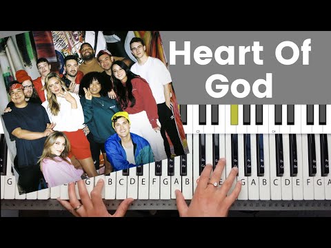 Heart Of God - Hillsong Young & Free Piano Tutorial and Chords