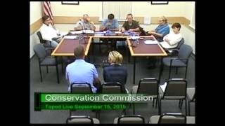 Conservation Commission September 15th 2015