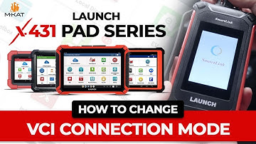 How to Change VCI Connection Mode in X-431 Series | MKAT Launch Scanner Tutorial