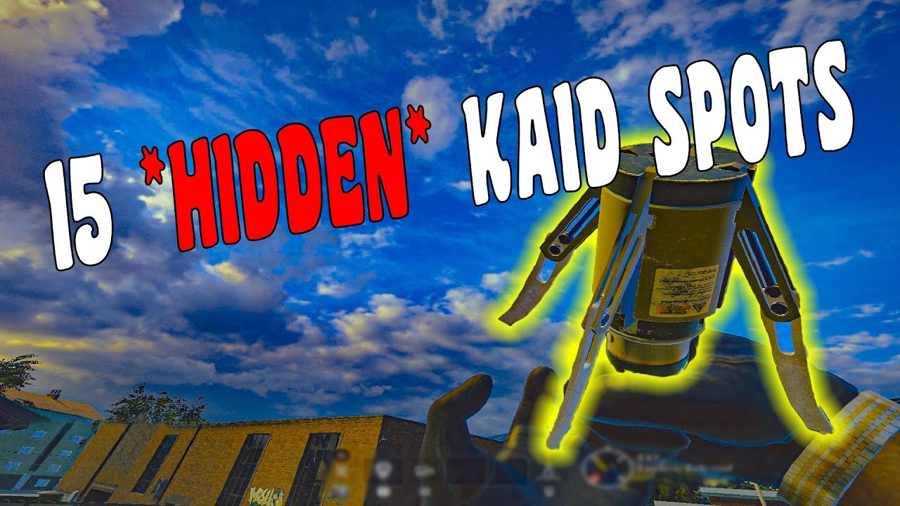 15 *SECRET* Kaid Spots Everyone Should KNOW! Rainbow Six Siege YouTube