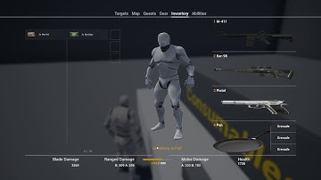 [ WIP ] Advanced Inventory & Weapon System | UE4