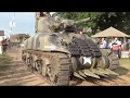 Défilé de 3 Sherman et 1 M7 Priest + véhicules - D-Day 2018