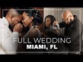 Emotional miami wedding  full wedding day photography behind the scenes