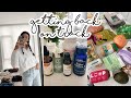 Getting Back On Track | Whole Foods haul, supplement routine, closet clean out