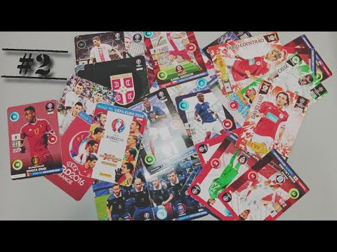 ОБЗОР  коллекции футбольных карточек #2 |   Panini UEFA Euro 2016 Adrenalyn XL