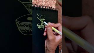 Warli Art| Warli Art for beginners| Indian tribal art| Indian art #warliart #shorts #shortvideo
