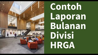 HR Monthly Report - Laporan Bulanan Divisi HRGA