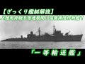 【ざっくり艦艇解説・日本海軍９】上陸用舟艇を急速展開！日本海軍の強襲揚陸作戦艦！「一等輸送艦」