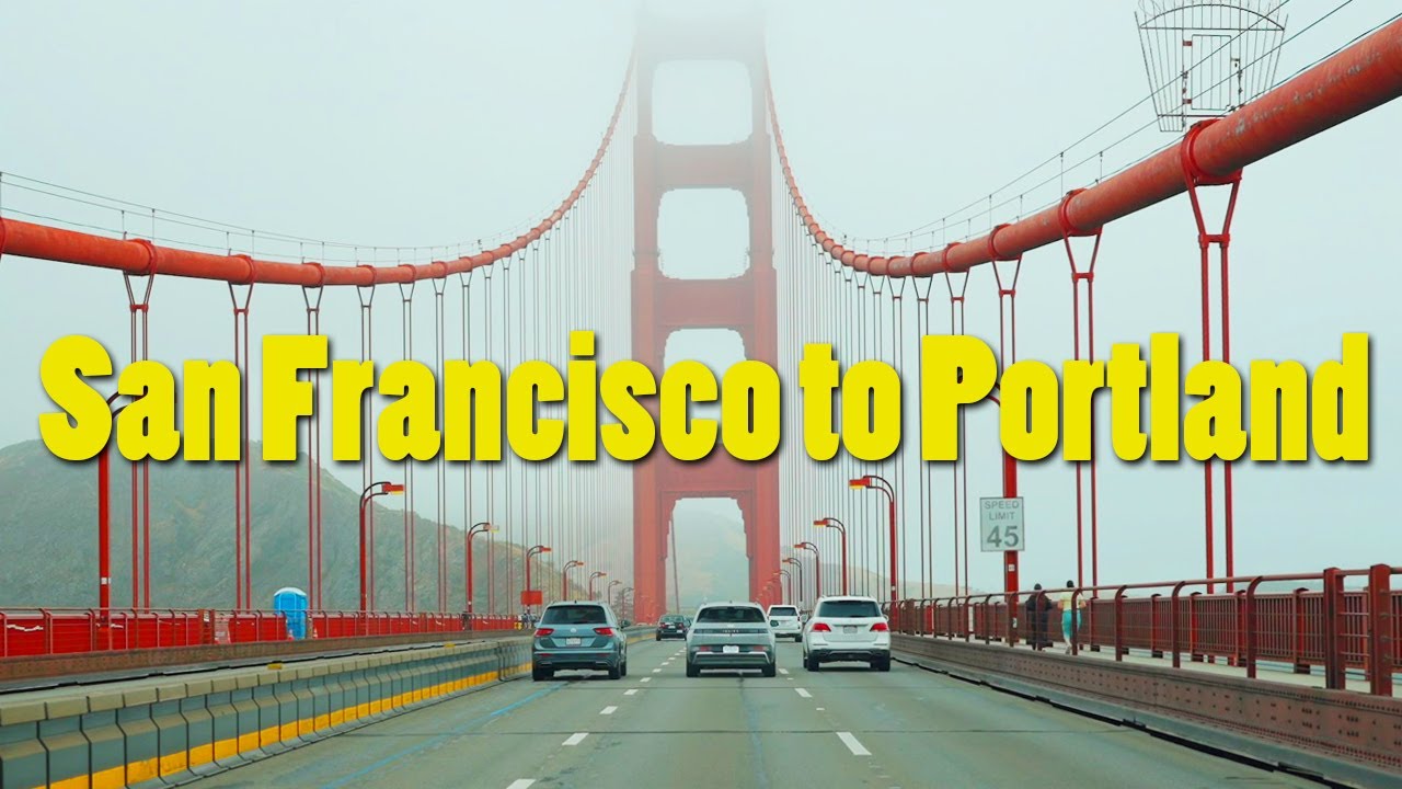 Full Road Trip from San Francisco California to Portland Oregon