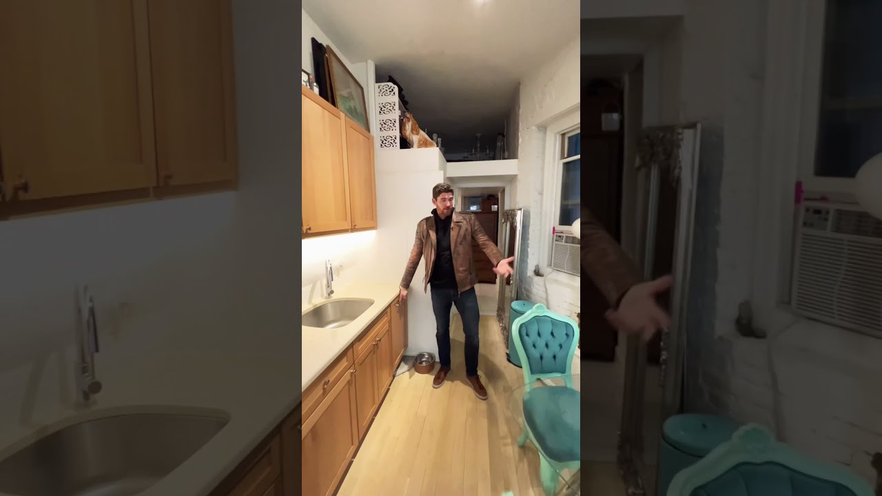 300 Ft NYC Studio Apartment Tour Shorts 