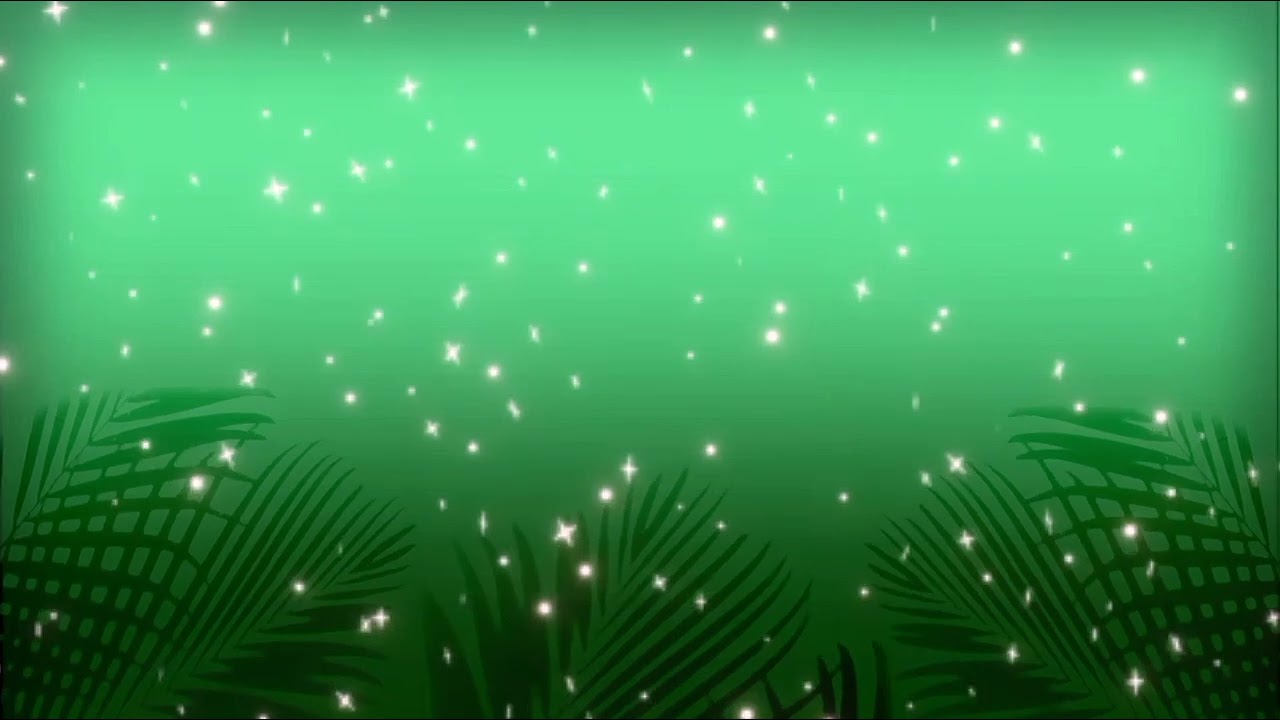 Fondo de vídeo movimiento - tonos verdes, hojas y brillo (free video background)