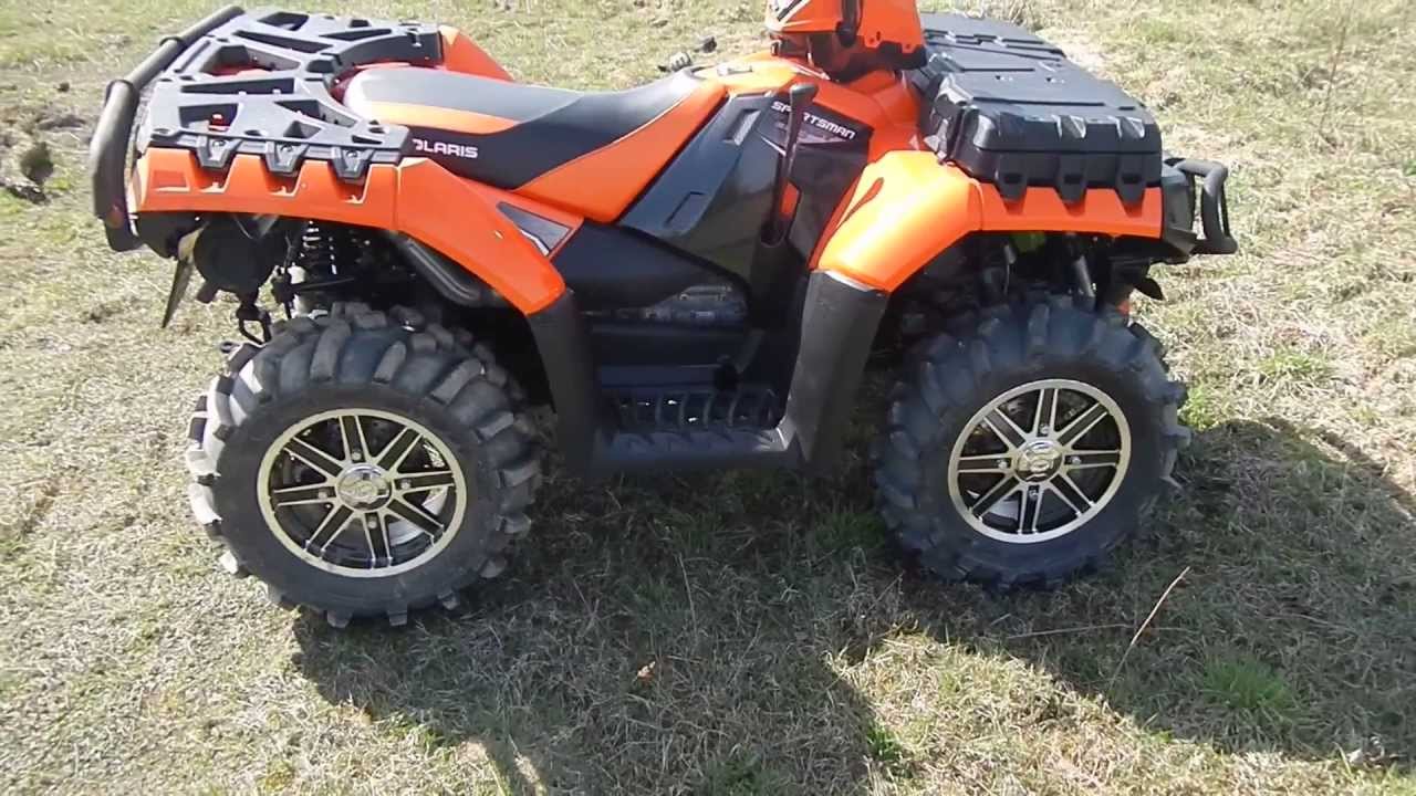 Polaris Sportsman 850 XP Orange Madness Walkaround - YouTube