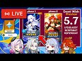 LIVE🔴 5.7 LIVESTREAM! Welkin Giveaways, New Codes, New Banners, Events & More! - Genshin Impact