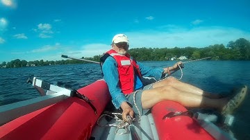 Intex Excursion Pro Flies Across Pond with Sailing Conversion Kit