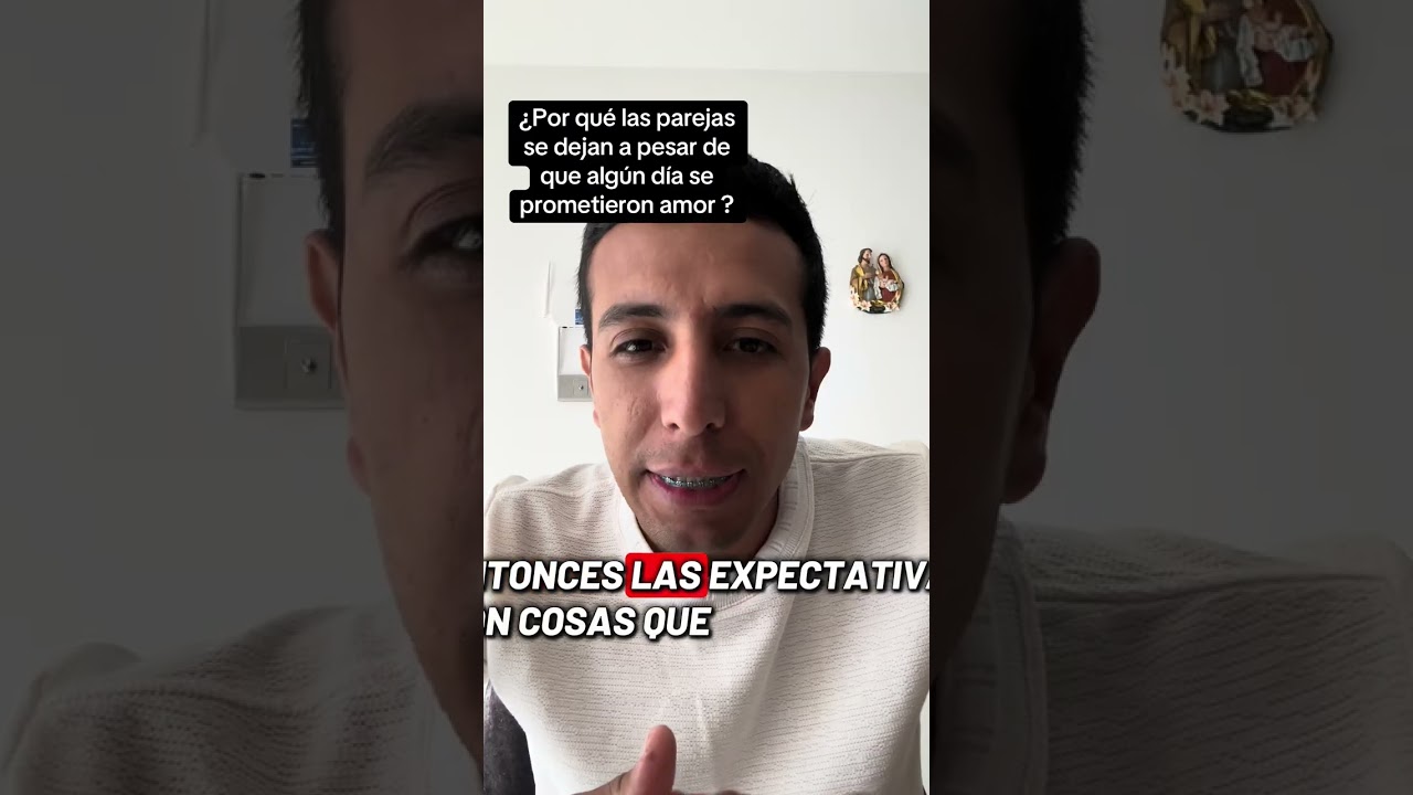 Las parejas no dejan porque se dejen de querer