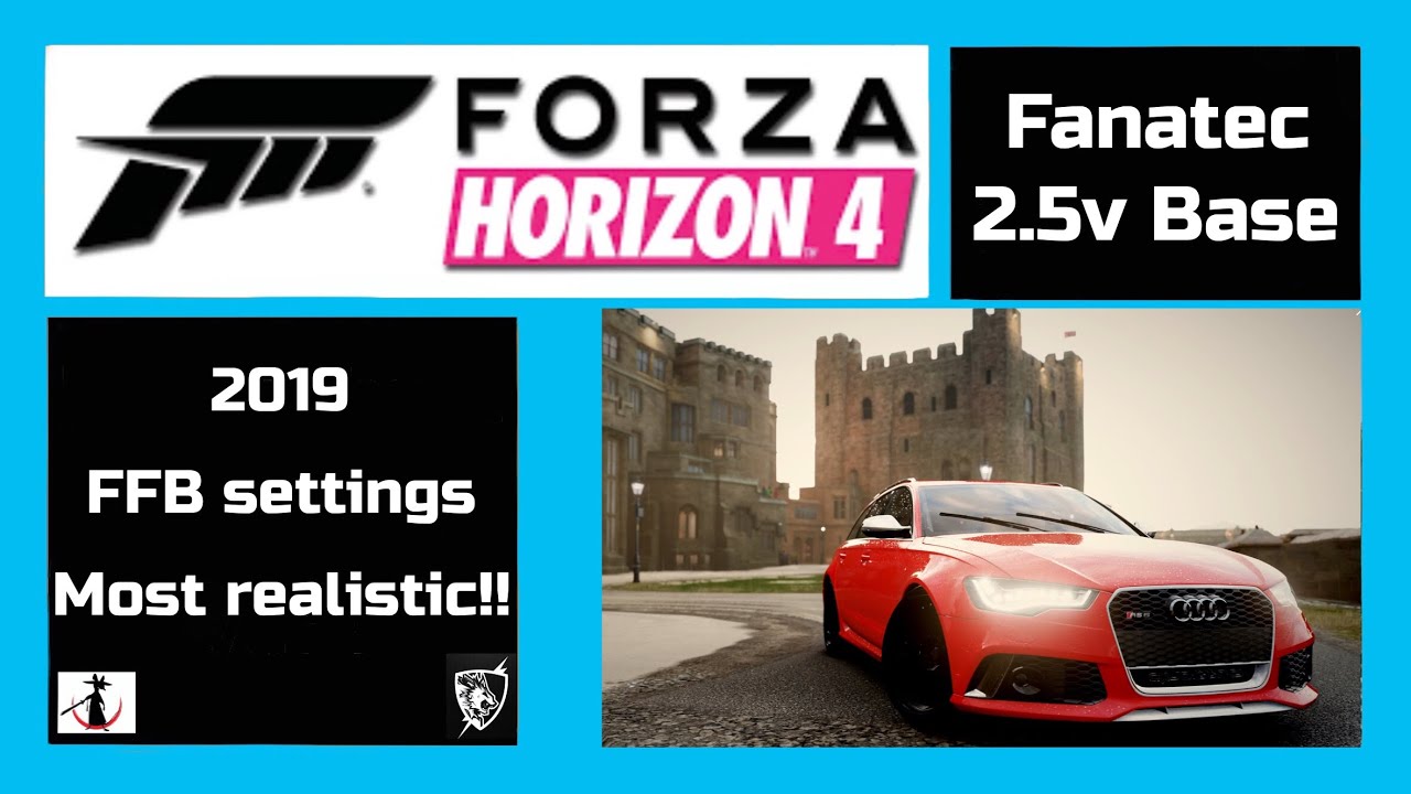 Forza Horizon 4 - 2019 FFB settings - Most realistic