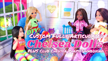 DIY - How to Make: Fully Articulated Chelsea Dolls PLUS Club Chelsea Playsets Unboxing