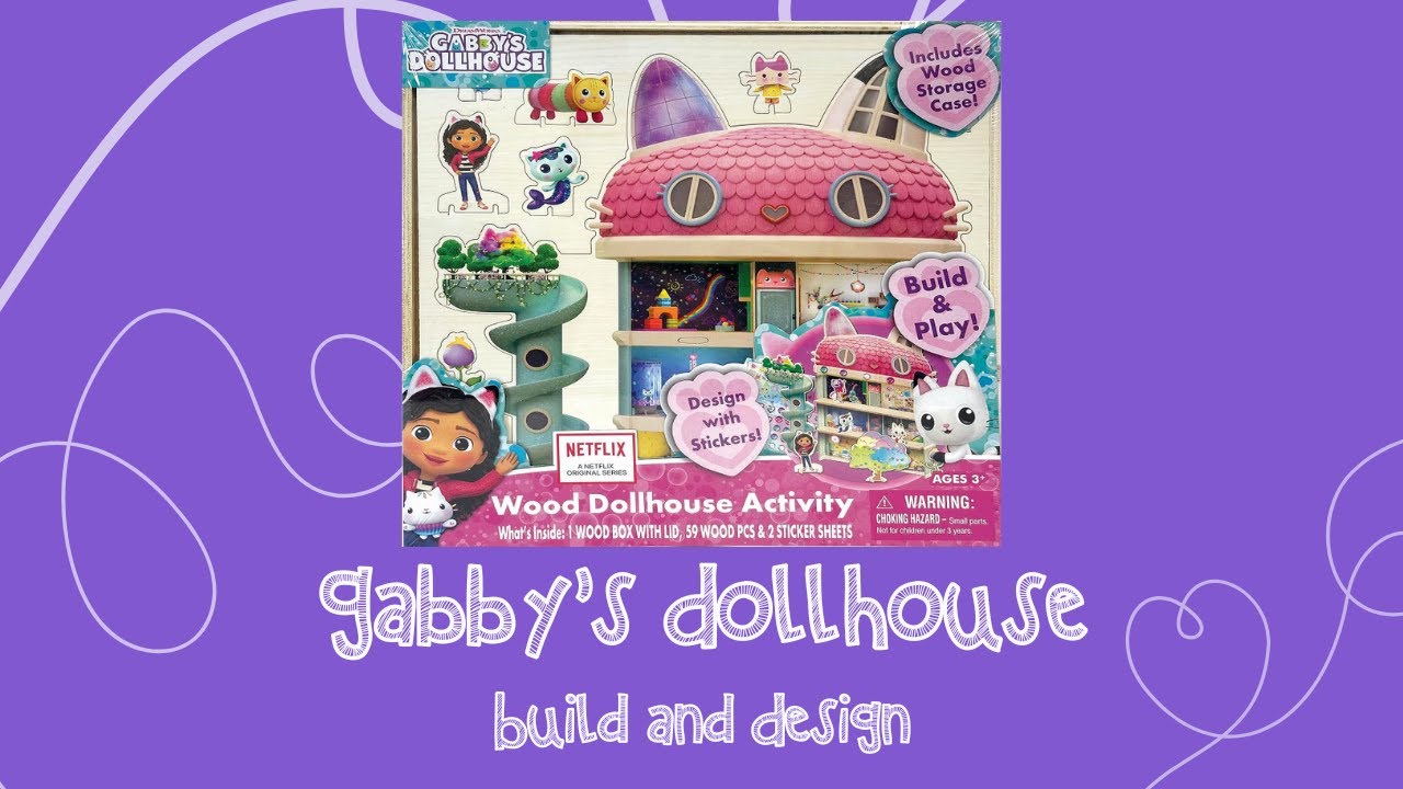 Gabby's Dollhouse - Wooden Activity Set - YouTube