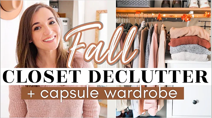 MESSY TO MANAGEABLE! | FALL CLOSET DECLUTTER + CAP...