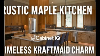 Rustic Maple Kitchen Remodel by Cabinet IQ | Timeless KraftMaid Charm