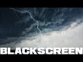 Black Screen Rain and Thunderstorm Sound for Sleep Relaxation