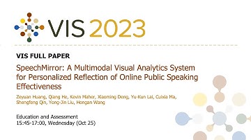 SpeechMirror: A Multimodal Visual Analytics System for Personalized Reflection of Online Public Spe