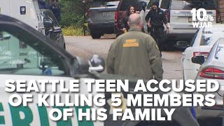 Washington teen accused of killing 5 members of his family including parents, siblings