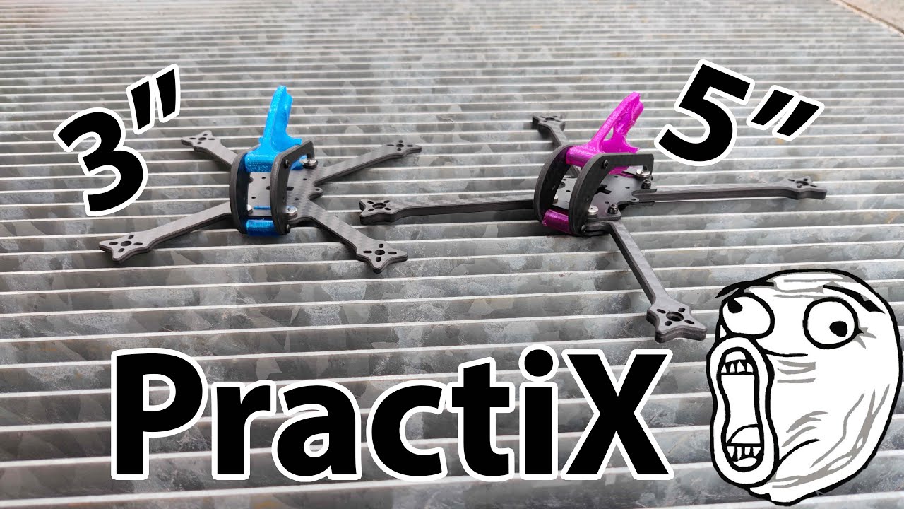 FPVframe.ch PractiX 3" e 5" Frame Toothpick GENIALI !!