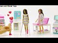 Barbie dolls fast care clinic pretend play  yusra and eshal toys