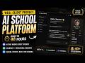 I Built a Real Client's AI School Platform in 48 Hours (Full Workflow)