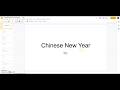 Chinese new year presentation