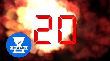2 Minute Ticking Countdown Timer With Bomb Explosion Sound | Digital LED Style.