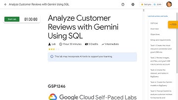 Analyze Customer Reviews with Gemini Using SQL GSP1246