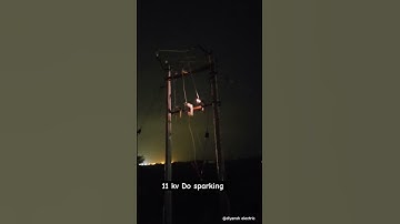 ⚡11kv Do sparking ⚡ #pgvcl #11kvline #shortvideo