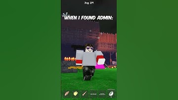 WHEN I FOUND ADMIN😲IN 99 NIGHT IN THE FOREST! #roblox #99nightsintheforest