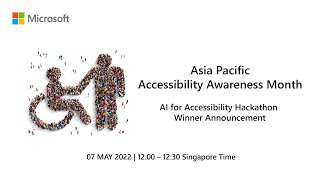 Famous Microsoft APAC Accessibility Awareness Month Kick Off Profile