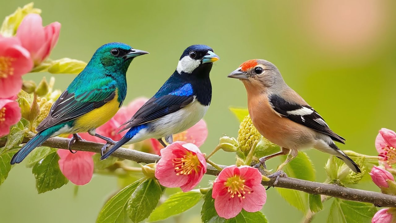 Soothing Piano & Bird Sounds for Stress Relief | No Ads | Relaxing Bird Sounds Heal Stress, Anxiety