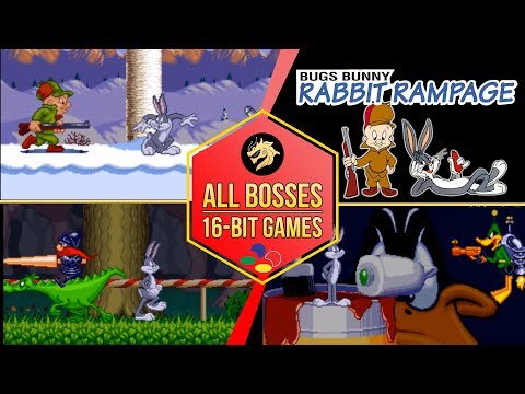 Bugs Bunny: Rabbit Rampage – All Bosses / Багз Банни: Ярость Кролика – Все Боссы | SNES 16-bit